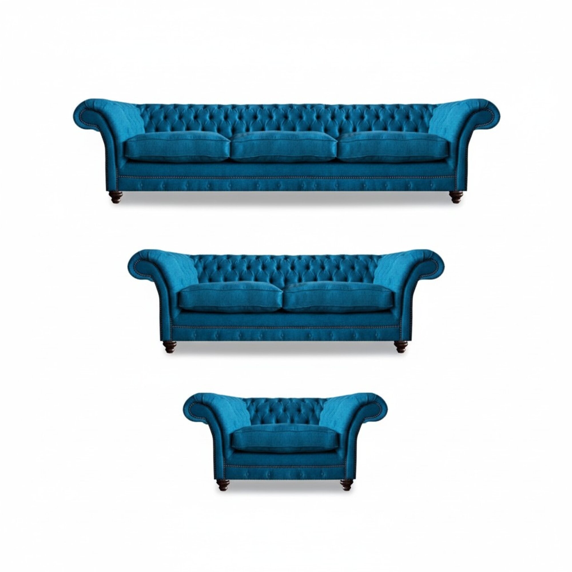 Sitz MÃ¶bel Set 3tlg Sofagarnitur PolstermÃ¶bel Einrichtung Chesterfield