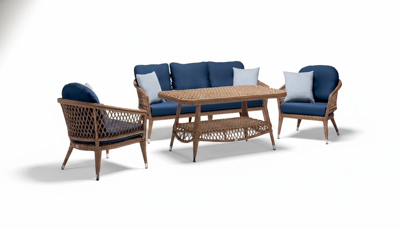 Sofagarnitur Garten RattanmÃ¶bel Terrasse Set Balkon Outdoor Lounge MÃ¶bel 4tlg.