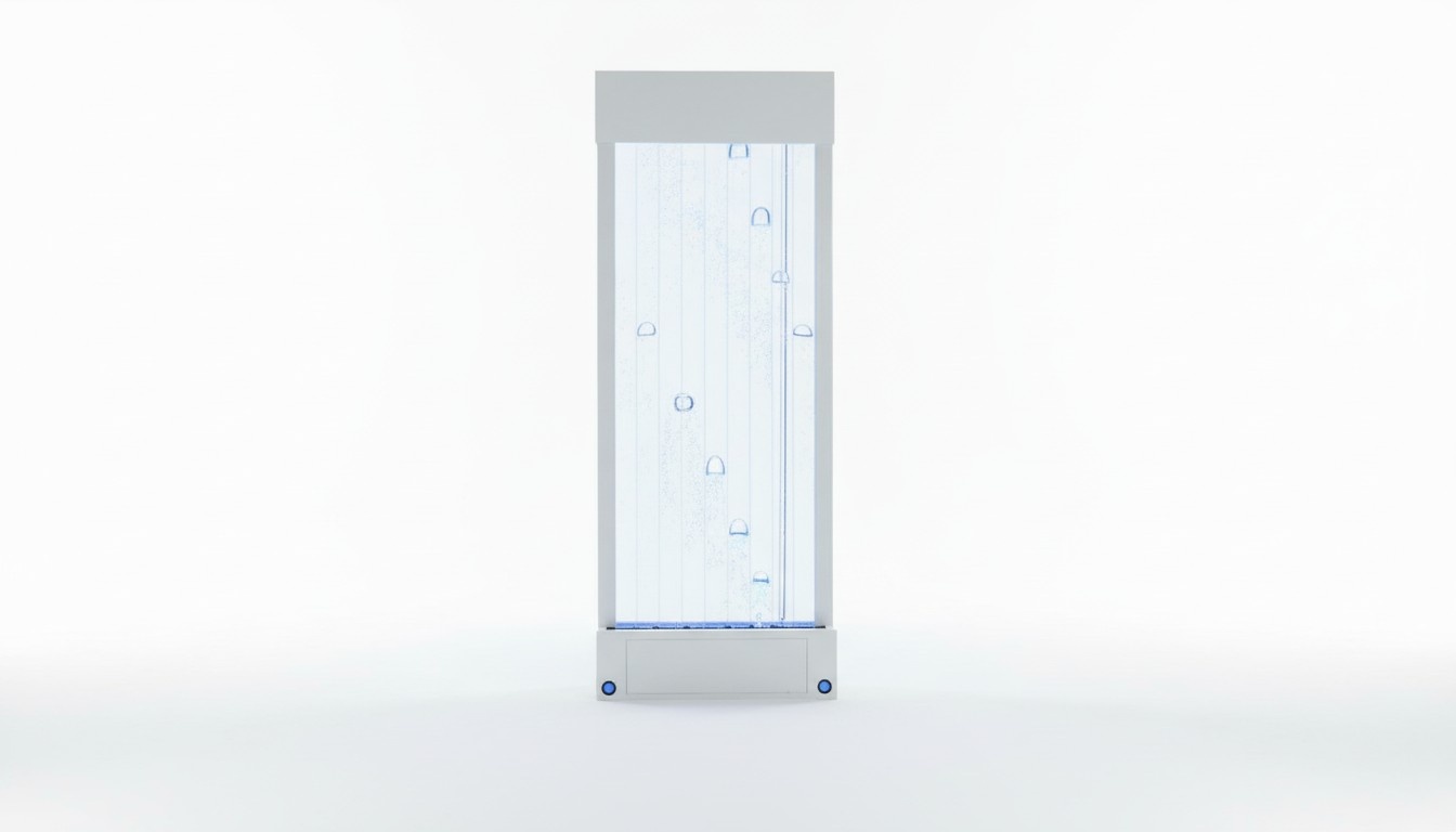 Trennwand Regal Schrank Wasserwand SÃ¤ule WÃ¤nde Waterwall LED