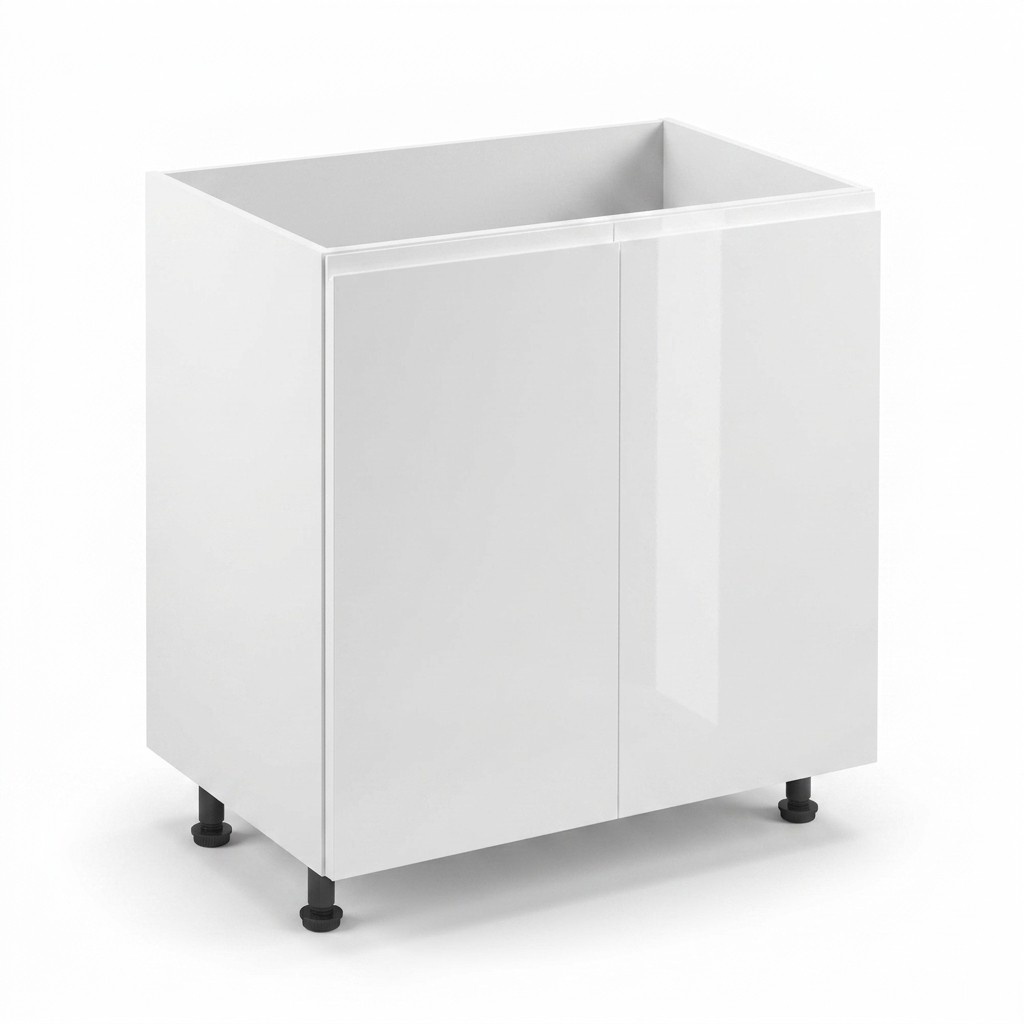 Unterschrank SpÃ¼lbeckenunterschrank SpÃ¼lenunterschrank KÃ¼che Hochglanz
