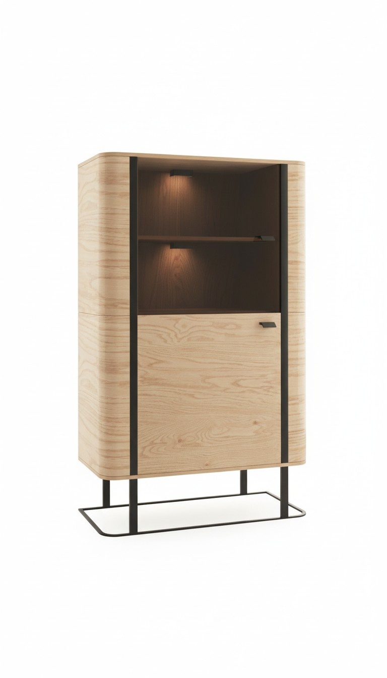 Vitrine Aktenschrank Schrank Vitrinen BÃ¼ro Wohnzimmer Dekor Hochschrank