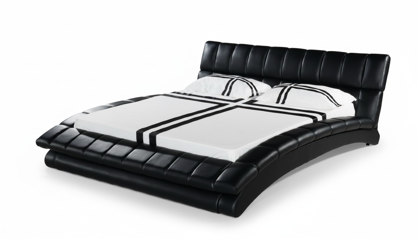 Wasserbett Design Polster Bett Betten Lederbett Polsterbett Wasser Neu Maurice