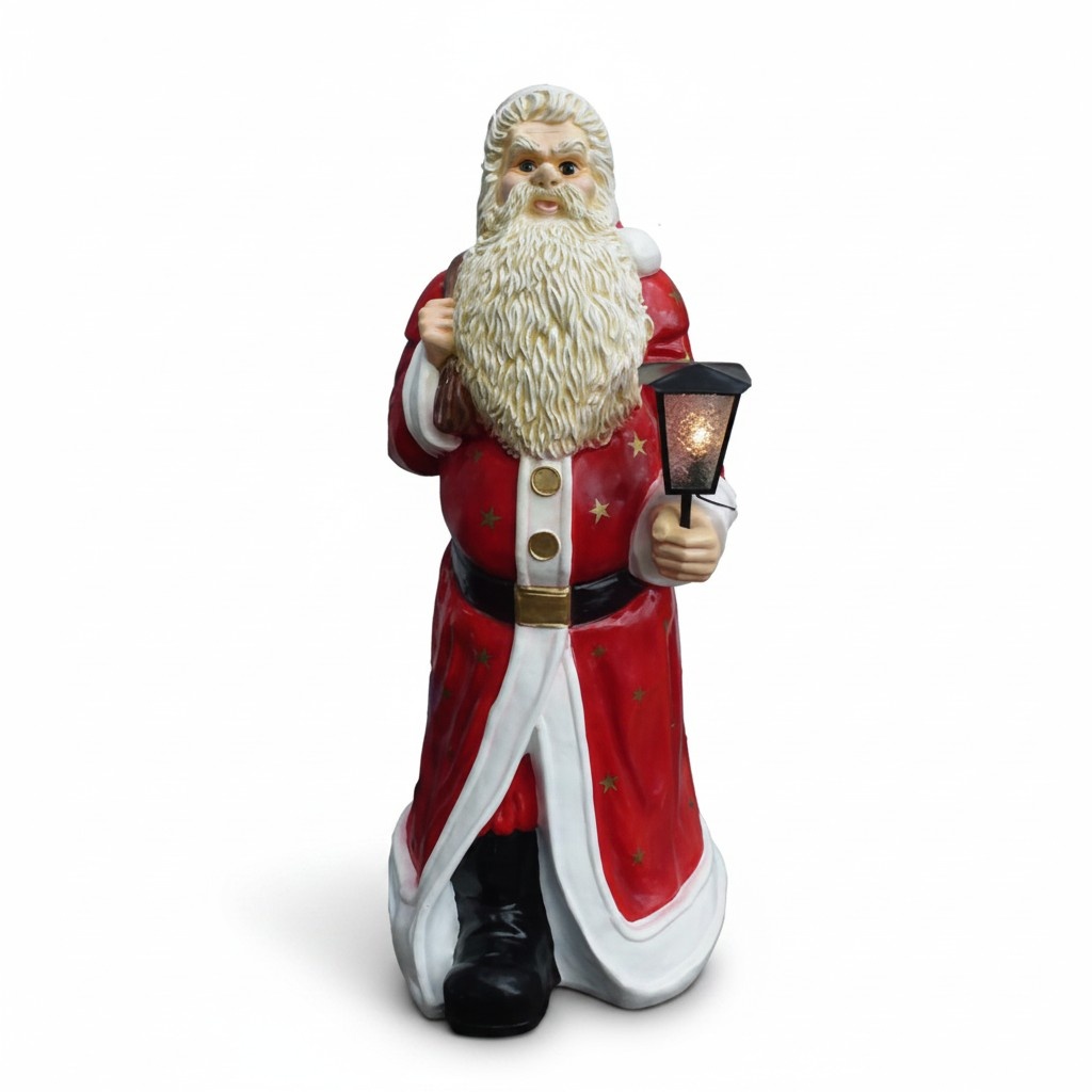 Weihnachtsmann Figur Statue Deko Figuren Dekoration Nikolaus