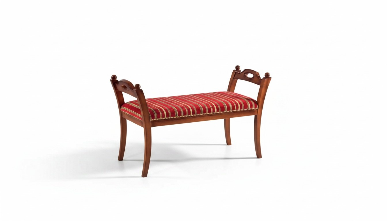 Wohnzimmer Klassische Sitzbank Designer Bank Luxus SitzmÃ¶bel FuÃhocker