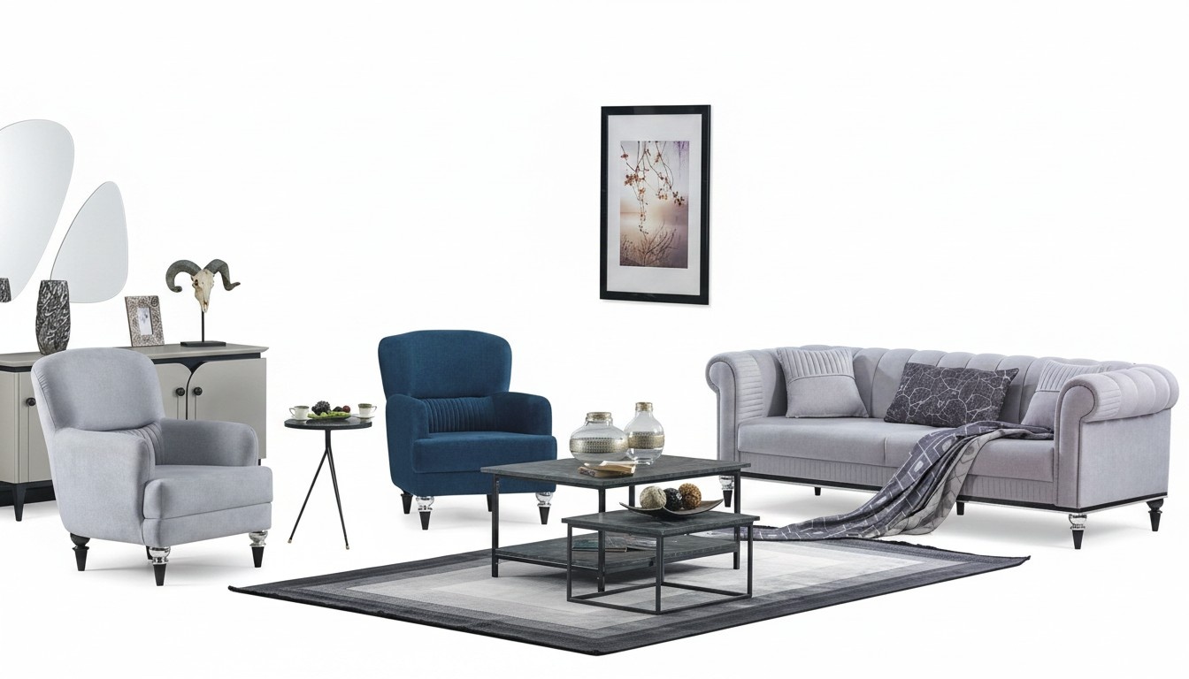 Wohnzimmer Sofagarnitur 3+1+1 Sitzer SitzermÃ¶bel Komplett Polster Sofa Couch