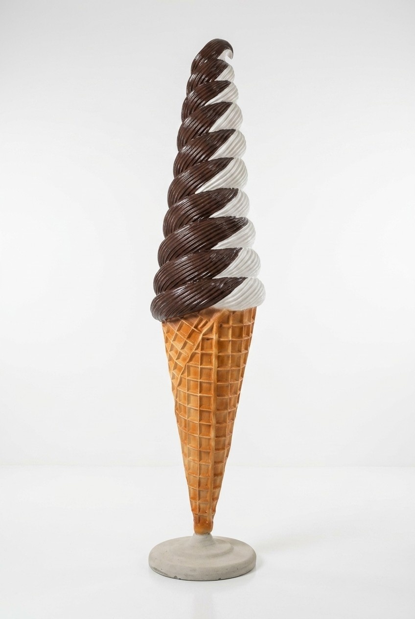 XXL Eis Diele Werbung Aufsteller Figur Garten Dekoration Deko
