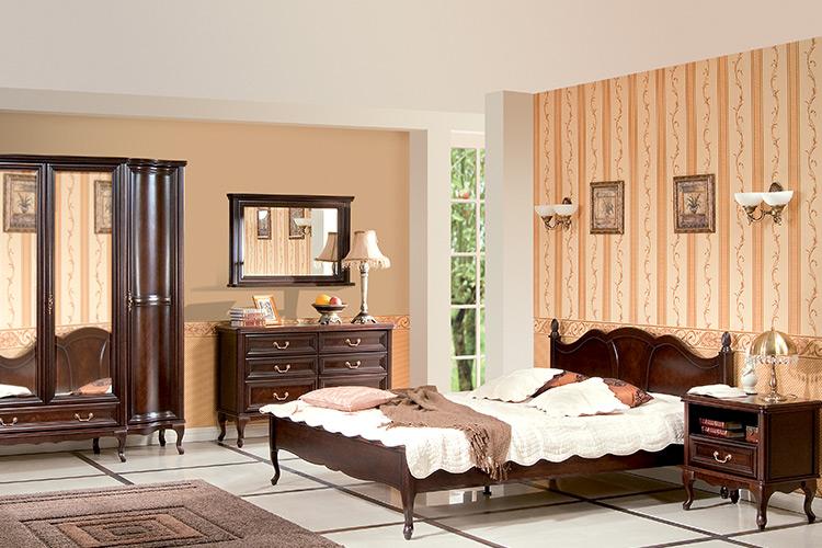 Schlafzimmer Set Italienische MÃ¶bel Bett + Nachttisch + Schrank Kommode