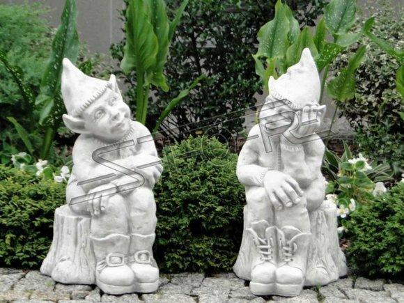 Zwerg Statue Statuen Skulpturen Figur Dekoration Garten Terrasse