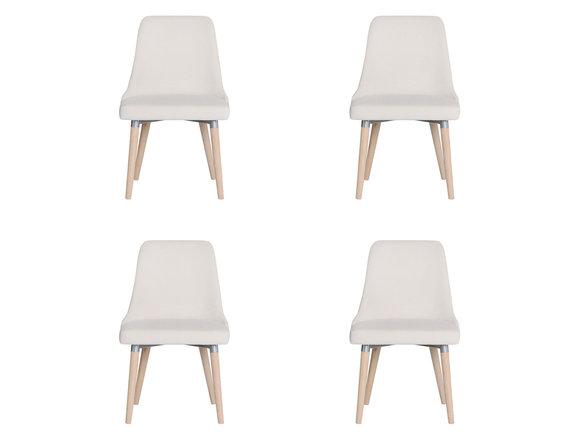 4x Design Polster Sitz StÃ¼hle Stuhl Seht Garnitur Lounge Sessel Club Set