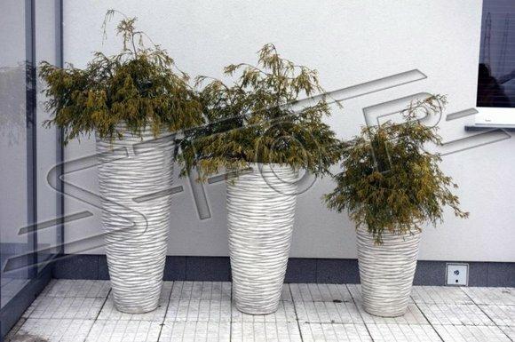 Natur BlumenkÃ¼bel Pflanz KÃ¼bel Dekoration Garten Vasen BlumentÃ¶pfe Figur