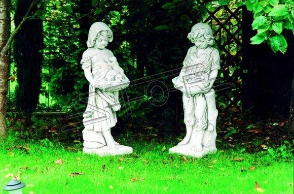 120cm MÃ¤dchen Figur Statue Figuren Skulptur Statuen Garten