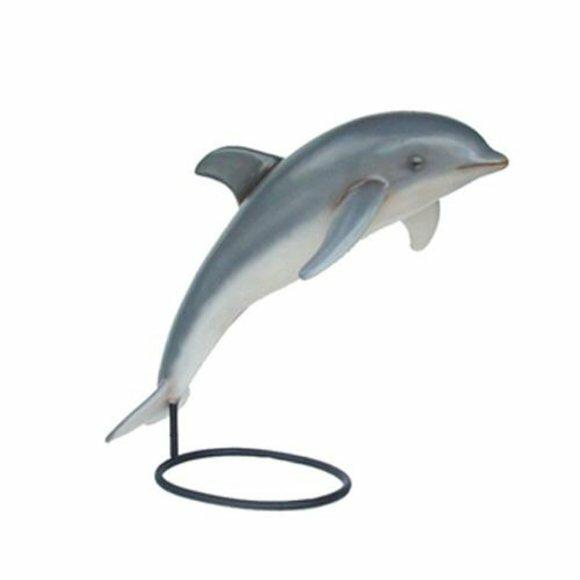 Delphin Dekorative Statue Garten Figuren Statuen 172cm LebensgroÃ
