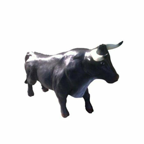 Stier Dekorative Statue Garten Figuren Statuen 110 cm LebensgroÃ Figur