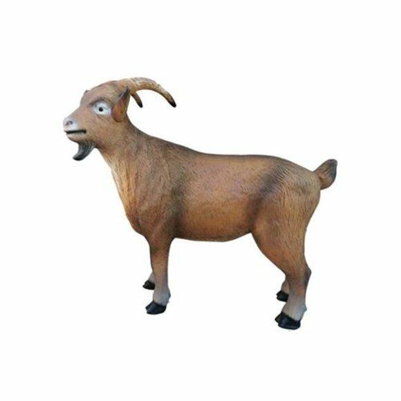 Dekorative Ziege Statue Garten Figuren Statuen 106 cm LebensgroÃ Figur