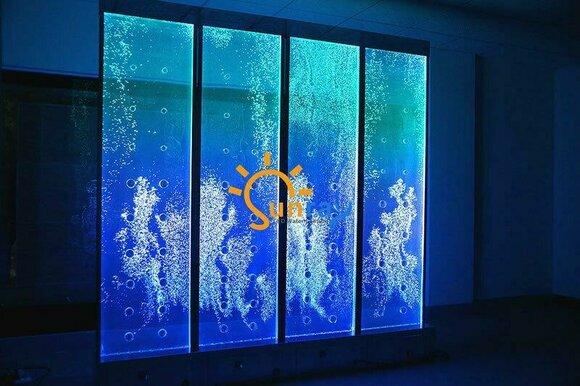 Moderne Trennwand Wasser WÃ¤nde Dekorative LED Wasserwand Beleuchtete Wand
