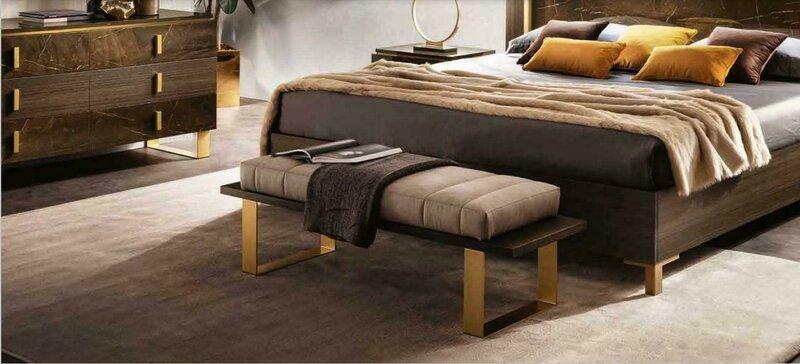 FuÃhocker Designer Beistell Hocker Bank Italienische Schlafzimmer MÃ¶bel 140cm