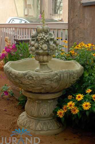 Springbrunnen FontÃ¤ne Zierbrunnen Garten 1020 Deko Brunnen 107 cm Steinguss