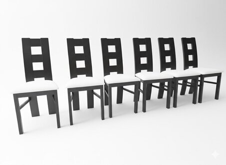 Essgruppe mit 6 StÃ¼hlen â Modernes Esszimmer-Set. Sofort