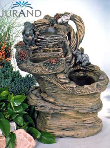 Springbrunnen FontÃ¤ne Zierbrunnen Garten 1002 Deko Brunnen 72 cm Steinguss