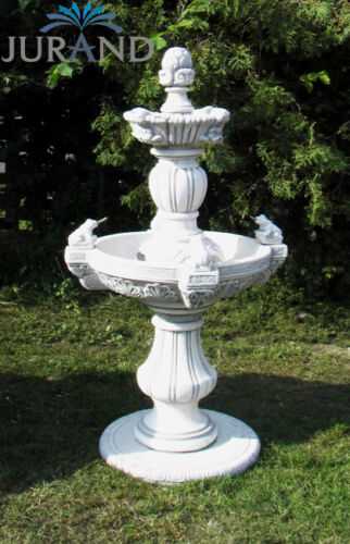 Springbrunnen FontÃ¤ne Zierbrunnen Garten Deko Brunnen Frogia 150 cm Steinguss
