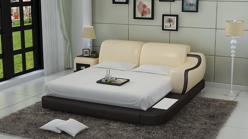 Designer Bett Polsterbett Doppelbett Ehebett Betten 140/160/180 LB8803