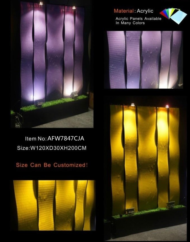 Wandpaneel led Wasserwand WasserwÃ¤nde Wand Wasserwand 120x200cm