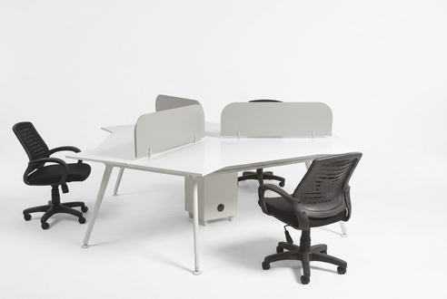 Arbeitszimmer Einrichtung Counter Team Schreibtisch Computertisch Designer MÃ¶bel