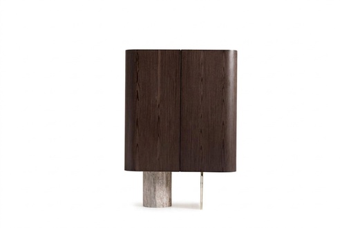 Barschrank Schrank Holzschrank Holz Bar Braun GetrÃ¤nke Design Flaschen