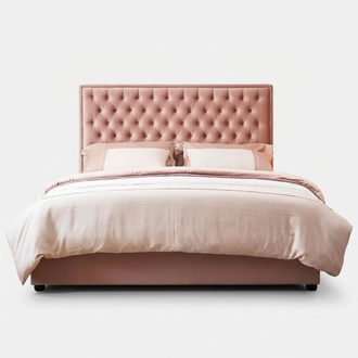 Bett Chesterfield Design Luxus Deko Hotel Betten 180x200cm Schlaf Zimmer