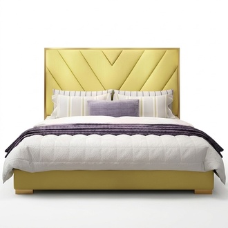 Bett Polster Design Luxus Doppel Hotel Betten Ehe Schlaf Zimmer Textil