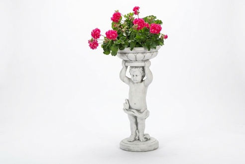 Natur BlumenkÃ¼bel Pflanz KÃ¼bel Dekoration Garten Figur Vasen BlumentÃ¶pfe