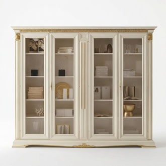 BÃ¼ro BÃ¼cherschrank Aktenschrank Luxus Italienische MÃ¶bel Antik Schrank Massivholz