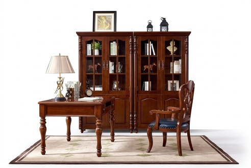 BÃ¼ro Set Schreibtisch Arbeitszimmer 4tlg. Stuhl 2x BÃ¼cherregal BÃ¼ro Einrichtung