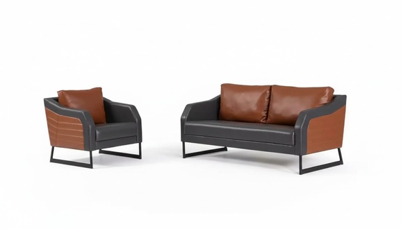 BÃ¼ro Sofagarnitur Zweisitzer Sessel Luxus Couch-Set Designer Sitzgruppe