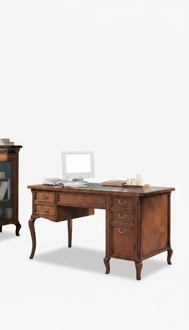BÃ¼ro Tisch Schreibtisch Klassische Italienische MÃ¶bel Holz Tische