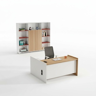 BÃ¼rotisch Schreibtisch Arbeitstisch Ecke Tisch BÃ¼romÃ¶bel Holz WeiÃ