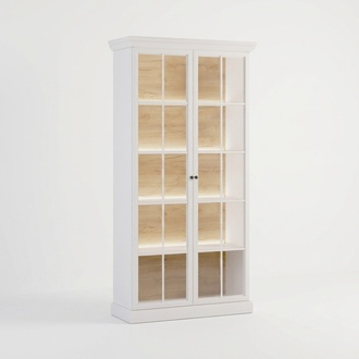 Buffetschrank Vitrinenschrank Anrichte Glasvitrine KÃ¼chenbuffet WeiÃ