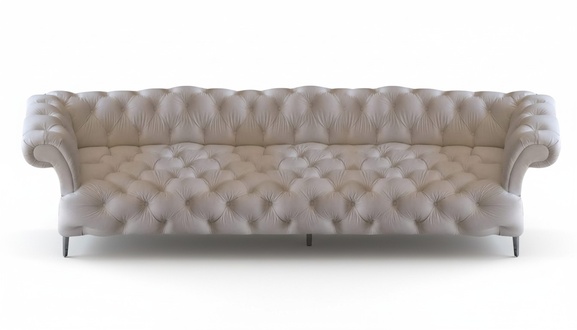 Chesterfield WeiÃ Viersitzer Leder Neu Sofa Couch Einrichtung Modern Wohnzimmer
