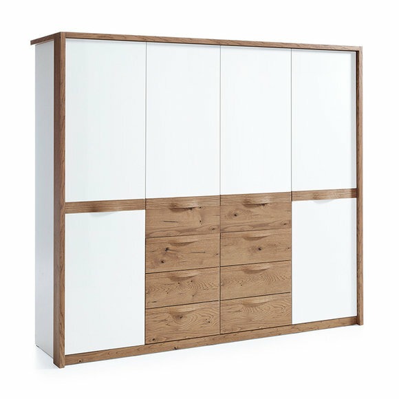 Klassische SchrÃ¤nke Schrank Eckschrank Massiv Kleiderschrank Holzschrank