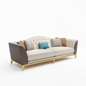 Couch Edelstahl Leder Sofa 311 Sitzer Couchen Garnitur Set Chesterfield