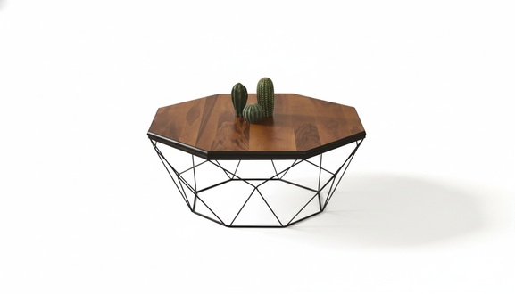 Couchtisch Kaffeetisch Beisteltisch Braun Wohnzimmer Design Tisch Holz