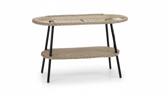 Couchtisch Luxus MÃ¶bel Terrasse Design Hochwertig Rattan Oval Modern MÃ¶bel