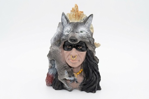 Design Inder Statue Realistisch Figur Skulptur Figuren Skulpturen Dekoration