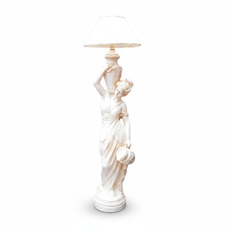 Design Leuchten Steh Lampe Leuchte Lampenschirm Dekolampe