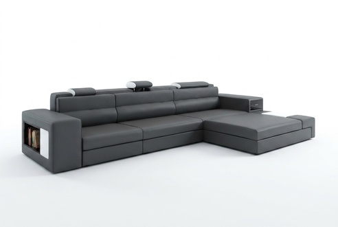 Design XXL Big Ecken Polster Eck Sofa Couch L Form Leder Sofas Garnitur