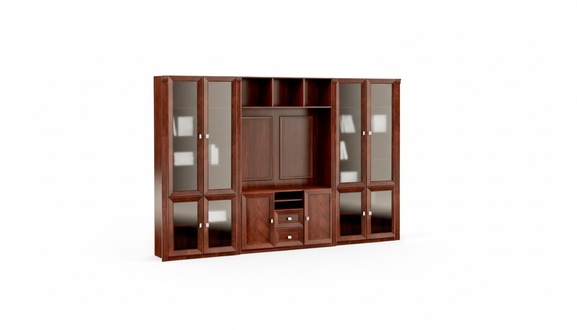 Designer Brauner BÃ¼roschrank LuxuriÃ¶se SpiegelschrÃ¤nke Moderne MÃ¶bel