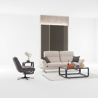 Designer Couch Sitz Polster 2+1 Sitzer Sofa Stoff Luxus Sofas Garnitur Neu