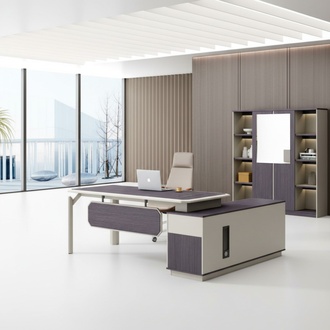 Designer Eckschreibtisch mit Aktenschrank BÃ¼ro MÃ¶bel Chefzimmer Einrichtung 2tlg