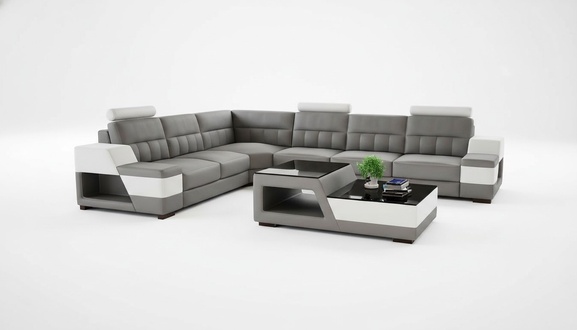 Designer Ecksofa Sofa Wohnlandschaft Polster Ecksofa Couchgarnitur