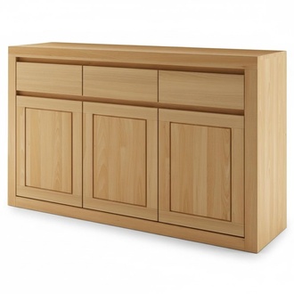 Designer Kommode Massivholz Kommoden Schrank SchrÃ¤nke Echtes Holz Eiche 140x90cm